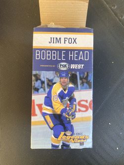Los Angeles Kings Bobblehead Jim Fox Legends Night Giveaway LA