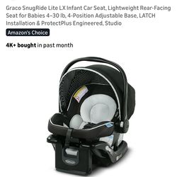 Graco SnugRide Lite LX Infant Car Seat,
