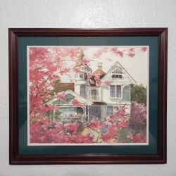 Art Victorian Home Framed