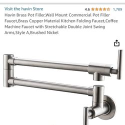 Pot Filler  Brushed nickel