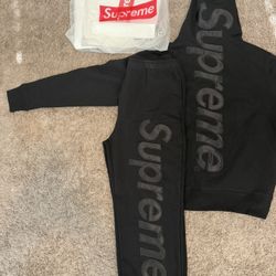 Double Black Supreme Sweatsuit