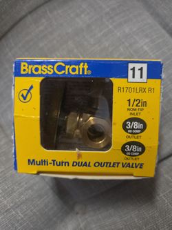BrassCraft Multi-Turn Dual Outlet Valve