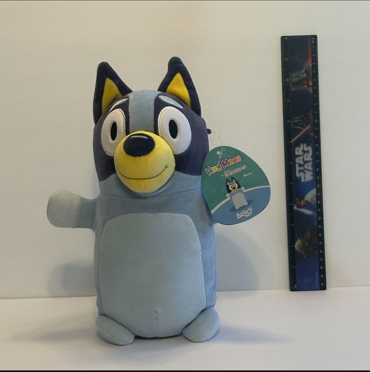 Squishmallows KellyToy Soft Plush HugMee Bluey the Dog 10" New with Tag