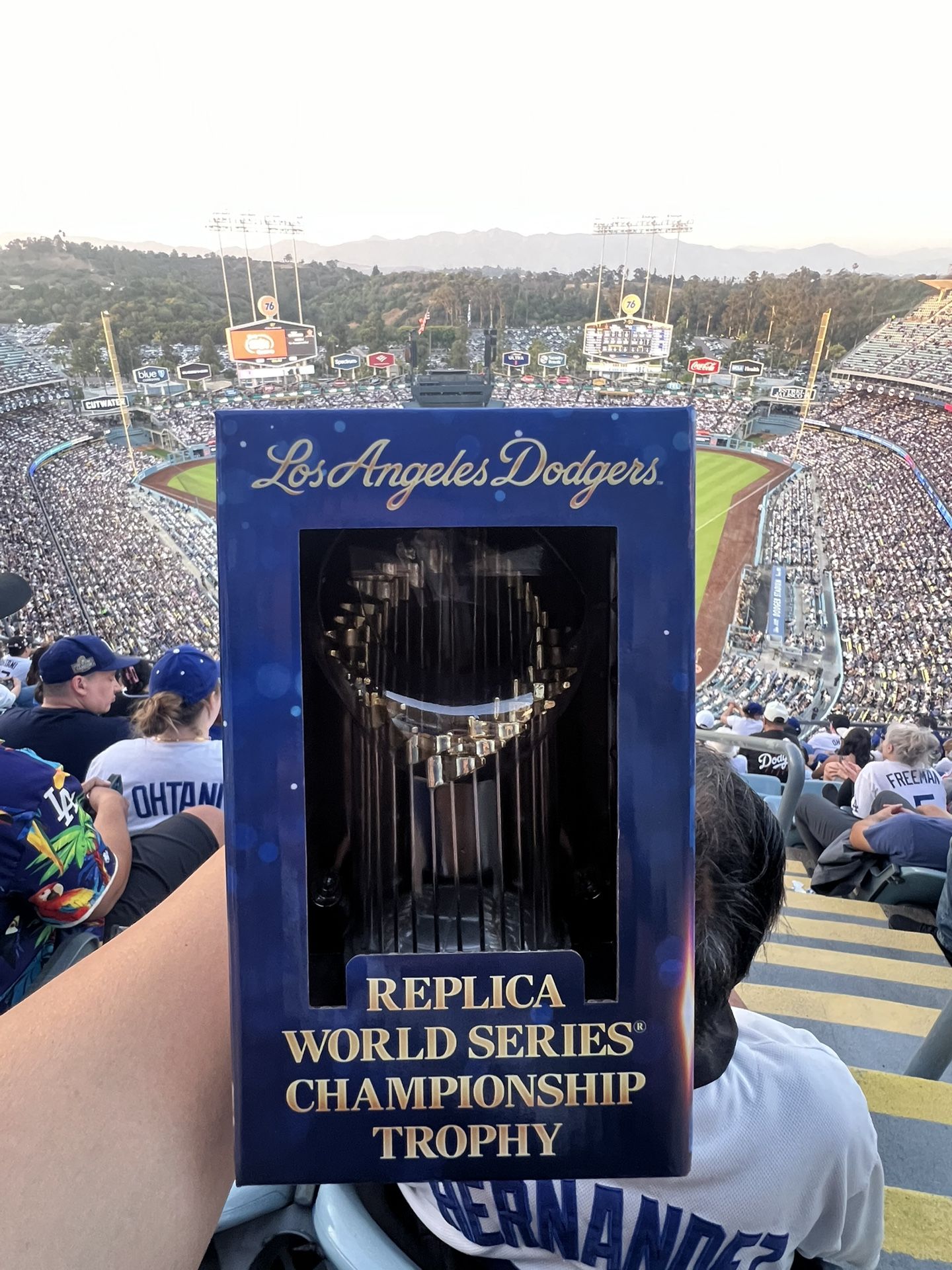 Los Angeles Dodgers 11.8'' World Series Championship Trophy Replica 2024