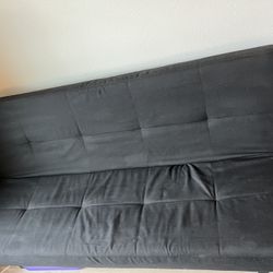 Black IKEA Futon with 3 Settings 67in long