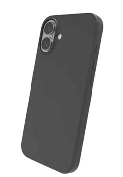 ONN iPhone 16 Plus Black Silicone Phone Case with Magsafe Technology