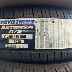 215/60/16 Toyo Extensa AS II - New Tires