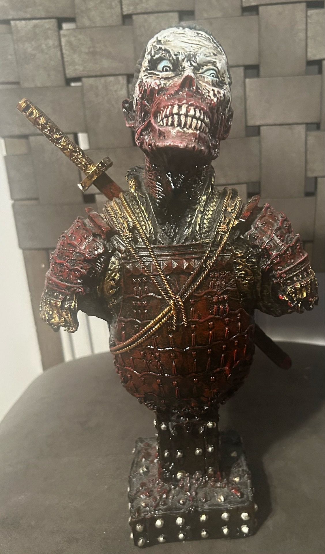 Samurai Zombie Statue