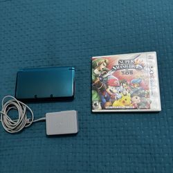 Nintendo 3Ds With Charger And Game 