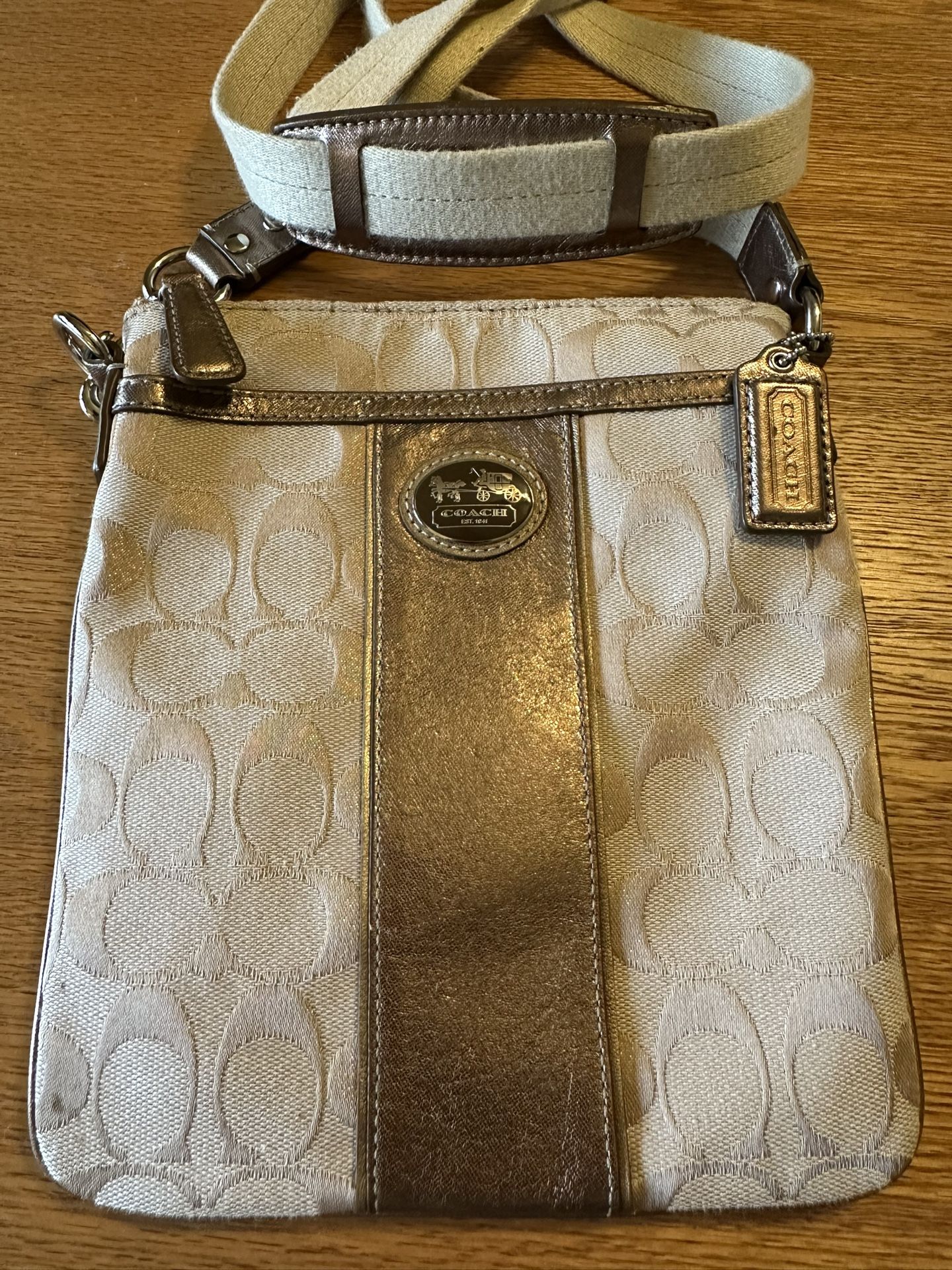 Genuine Vintage Coach Crossbody Handbag