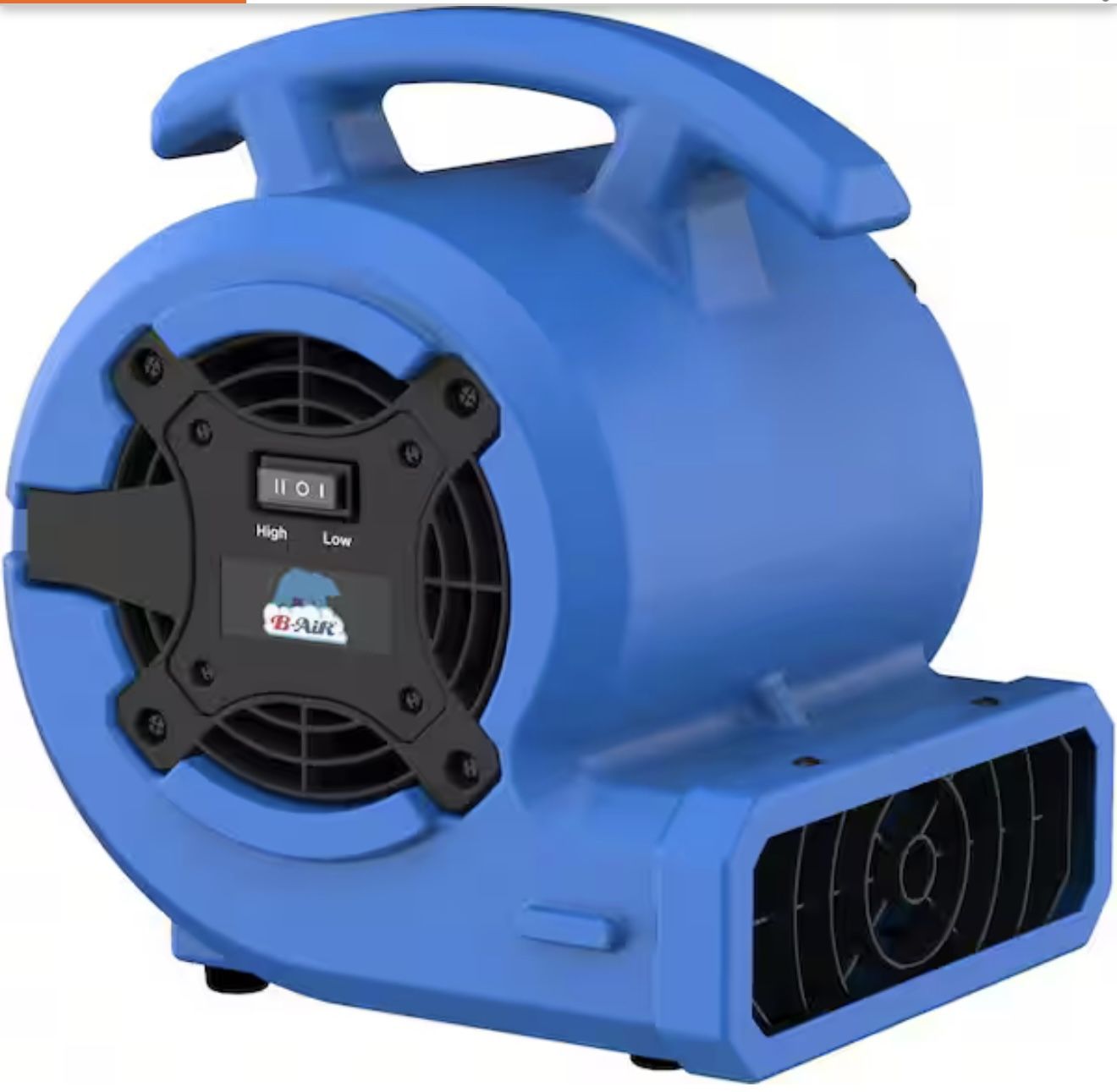 B-Air 1/8 HP Air Mover Carpet Dryer Floor Blower Fan for Home Use in Blue