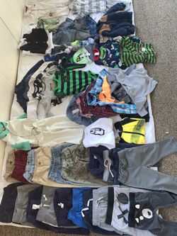 Over 60 pieces of 12-18 months baby clothing