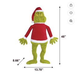 Grinch Jumbo Plush 48 in