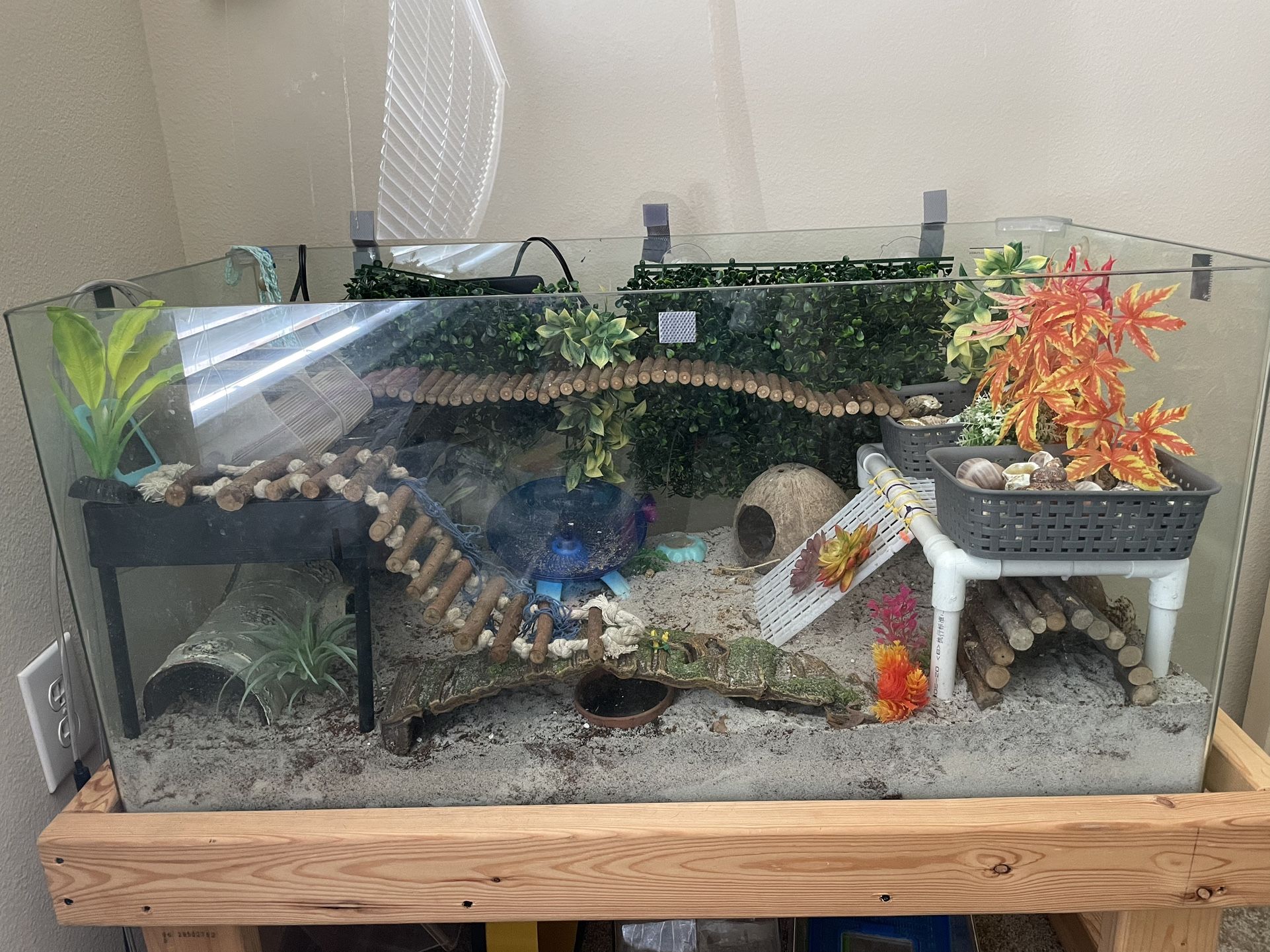 Hermit Crab/fish Tank With Stand