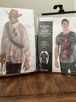 Halloween or Fun Time shirts Arrow and Bloody Guts Brand New