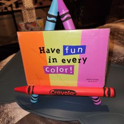 New Crayola Crayon 5x7 Easel Pic Frame