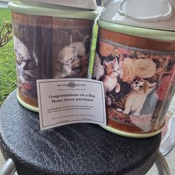 Cozy Kittens Canister Collection