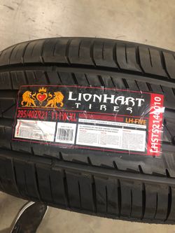 Brand New Tires (1) Lionhart LH-Five (295/40R21XL) (Single) ($169)