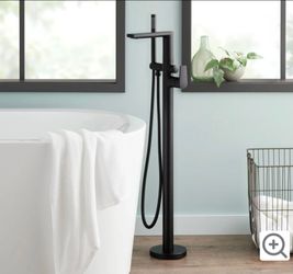 Signature Hardware
Berwyn Freestanding Tub Filler with Hand Shower - Less Valve