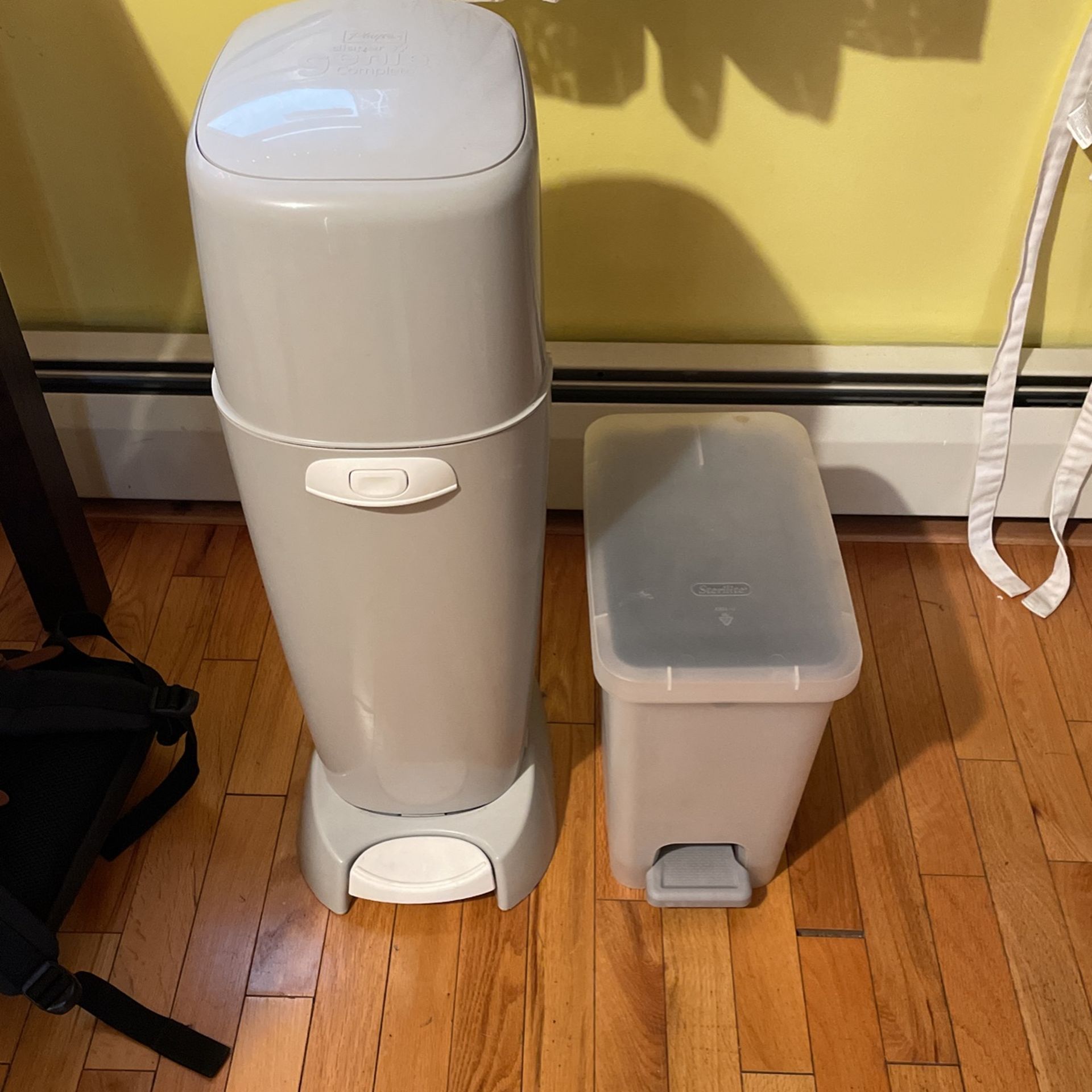 Diaper Genie And Wipes Trash Can