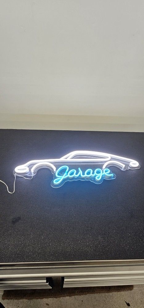 Neon Garage Light