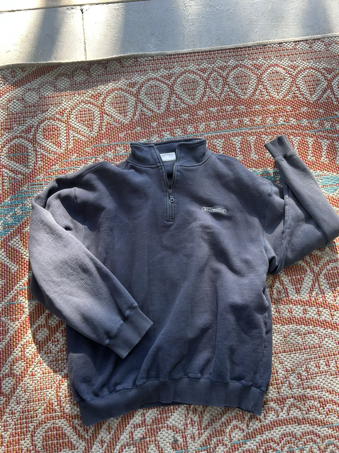 Pull Over Quarter Zip Reebok Sweater