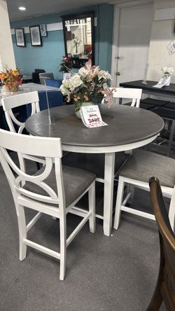 Counter height dining set