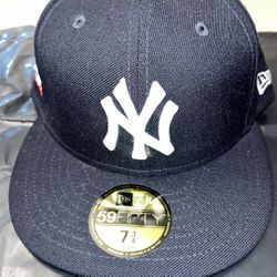 New York Yankees “50Cent” Hiphop Embroidery Patch Sz7/3/4th Fitted Brand New 