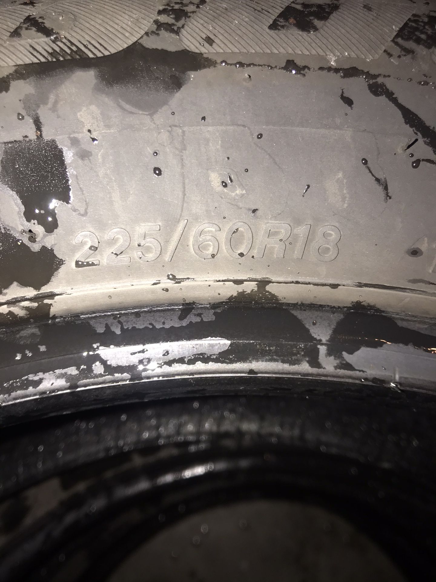 I have this tires for sale they are 225 60 r18 almost new 120 obo or trade for tools