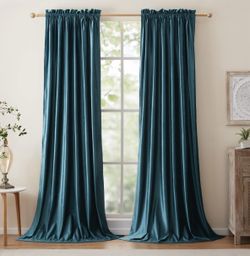 Velvet Curtains 52x90Inches