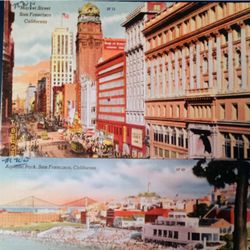 Old Post Cards Market Street & Auquatic Center 