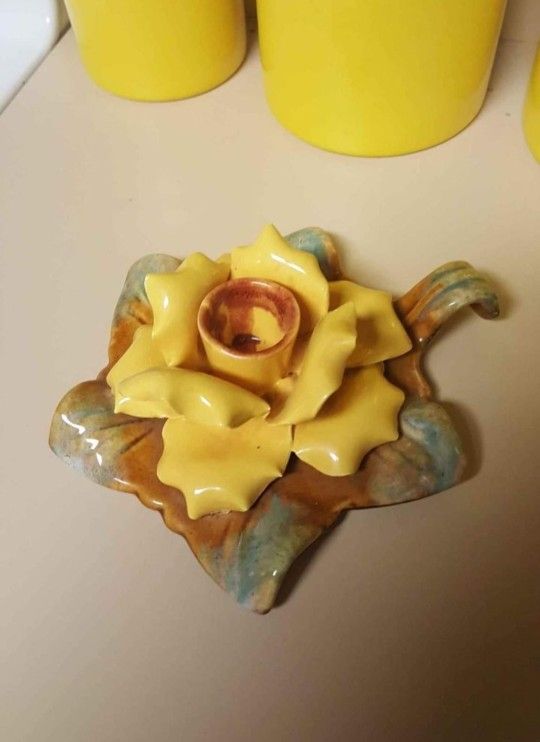 Flower Candlestick/Chamber Stick