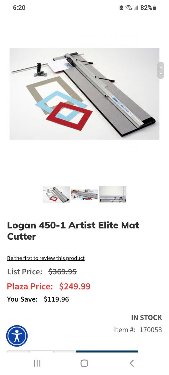 Logan 450-1 Artist Mat Cutter