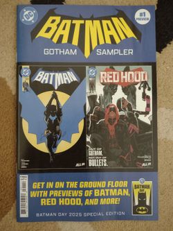Batman Day 2025 - Batman Gotham Sampler Preview - Recalled Redhood Comic Book