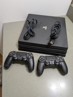 PlayStation PS4 Pro 1TB With 2 Controllers Like Now 