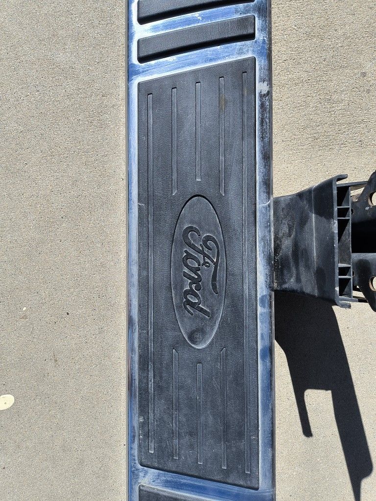 2x OEM 04-16 Ford F250 Super Duty  5'' Chrome Aluminum Running Step Boards