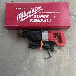 Electric Milwaukee Sawzall