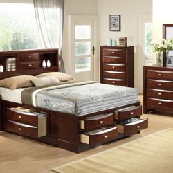 BRAND NEW 5 PCS STORAGE BEDROOM SET