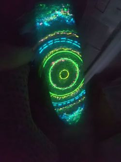 One of a kind, custom complete, midnight cruiser skateboard