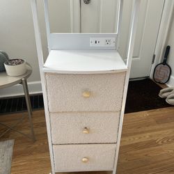 Dorm Night Stand W Charger, Airfan 