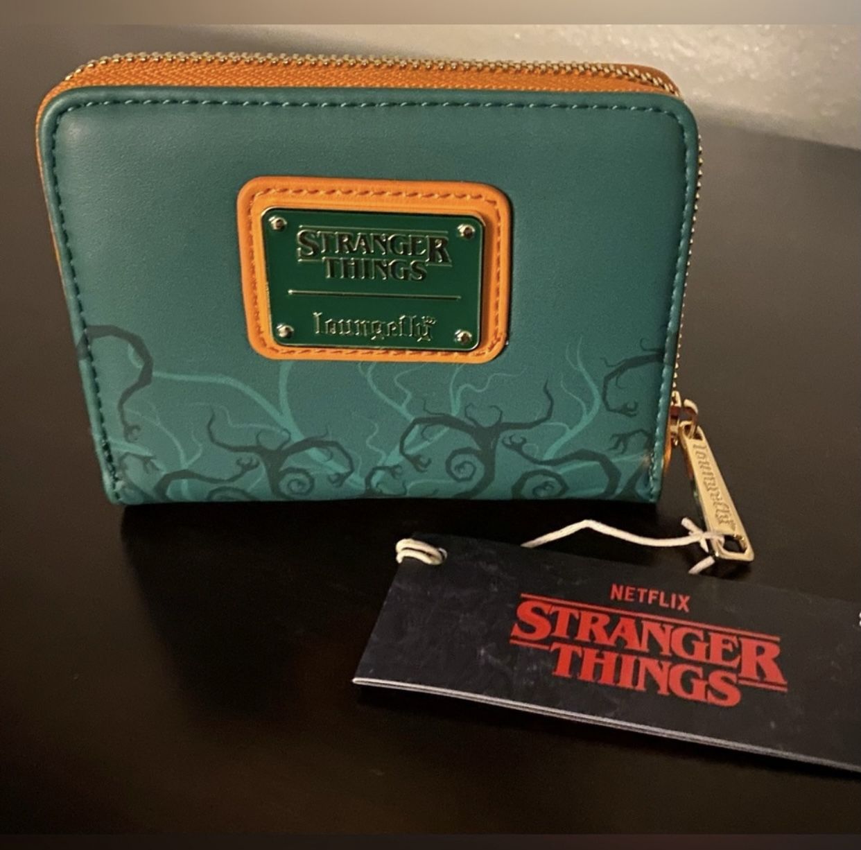 New Loungefly Stranger Things - Hawkins High Zip Around Bi-Fold Wallet