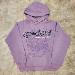 Purple Sp5der hoodie 