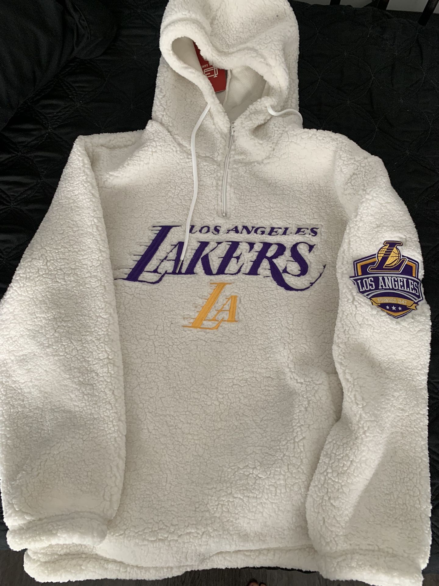 Lakers Sherpa Hoodie Medium-Large