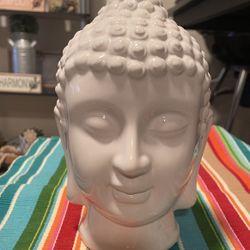Beautiful White Glass Buddha 