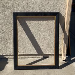 42x33.5 Out Side Black And Gold Frame