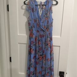 maxi floral dress