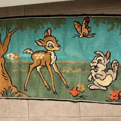 Vintage Disney Bambi & Thumper Tapestry