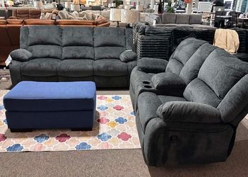 Olivia 🎉 brand new/ modern/luxury 🌼  Living Room Reclining Sofa and Loveseat