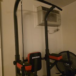Pull Up,  Dip Bar,  Push Up,  And Ab Work Out Machine