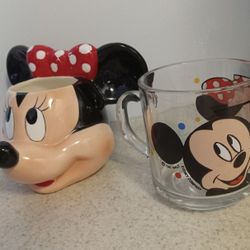 Minnie & Mickey Mouse  Cups